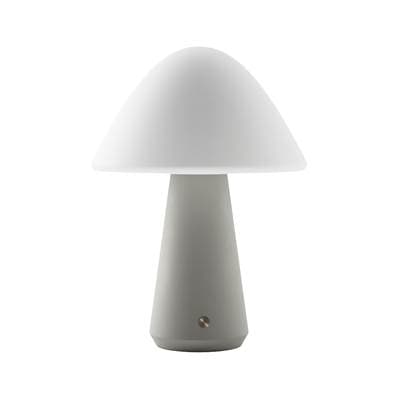 Bulbrite Cordless Table Lamp Mushroom - Gray by Bulbrite