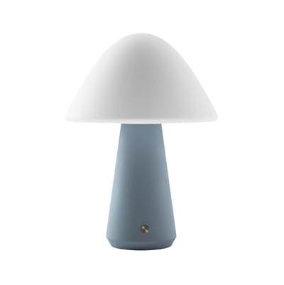 Bulbrite Cordless Table Lamp Mushroom - Stone Blue