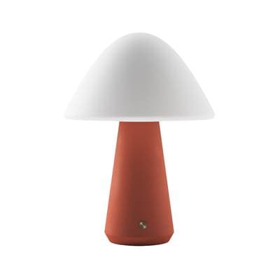 Bulbrite Cordless Table Lamp Mushroom - Terracotta