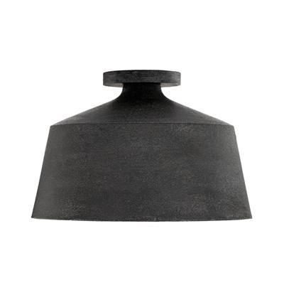 14''W x 9''H Quarry 1-Light Tapered Metal Semi Flush in Quarry by Capital Lighting