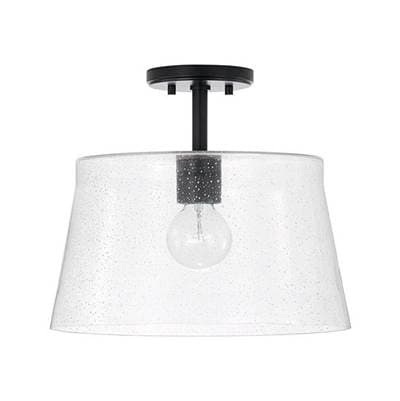 Capital Lighting 1 Light Pendant - Matte Black by Capital Lighting