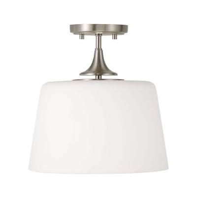 1 Light Dual Mount Semi-Flush/Pendant