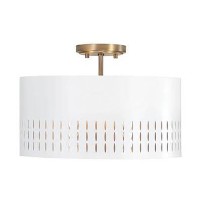 3 Light Dual Mount Semi-Flush/Pendant