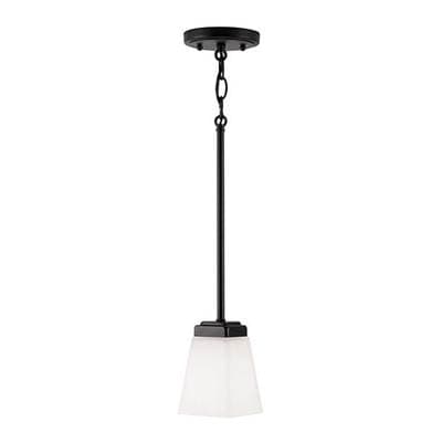 Capital Lighting 1-Light Pendant - Matte Black by Capital Lighting