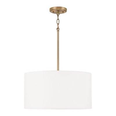 Capital Lighting 3-Light Pendant - Aged Brass
