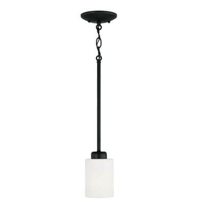 Capital Lighting 1 Light Pendant - Matte Black
