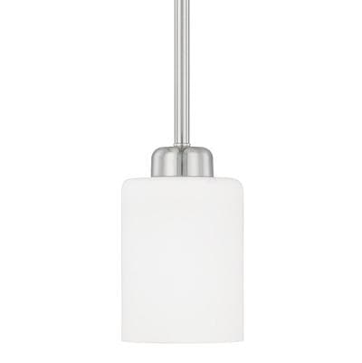 Capital Lighting 1 Light Pendant - Brushed Nickel by Capital Lighting