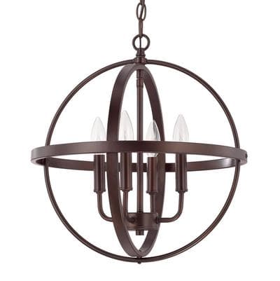 Capital Lighting 4 Light Pendant - Bronze by Capital Lighting