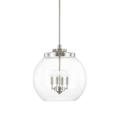 Capital Lighting 4 Light Pendant - Polished Nickel by Capital Lighting