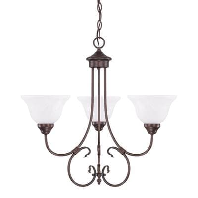 Capital Lighting 3 Light Chandelier - Bronze