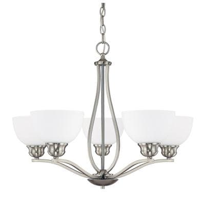 Capital Lighting 5 Light Chandelier - Brushed Nickel by Capital Lighting