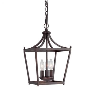 Capital Lighting 3 Light Foyer - Brushed Bronze by Capital Lighting