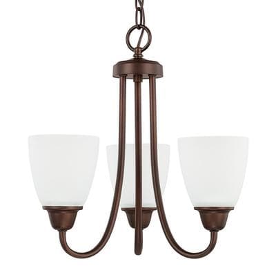Capital Lighting 3 Light Chandelier - Bronze by Capital Lighting