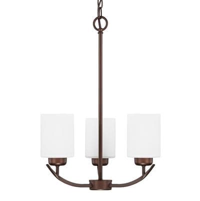 Capital Lighting 3 Light Chandelier - Bronze by Capital Lighting