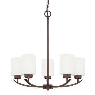 Capital Lighting 5 Light Chandelier - Bronze by Capital Lighting