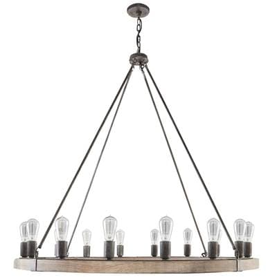 Capital Lighting 16 Light Chandelier - Urban Wash by Capital Lighting