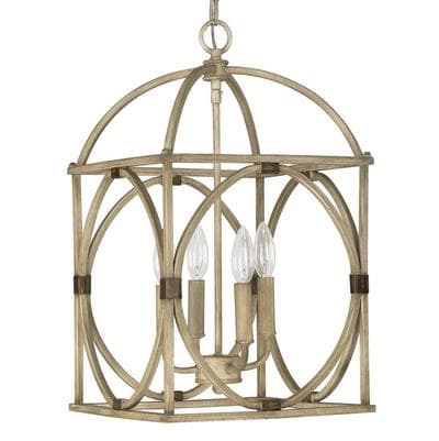 Capital Lighting 4 Light Foyer - French Oak by Capital Lighting
