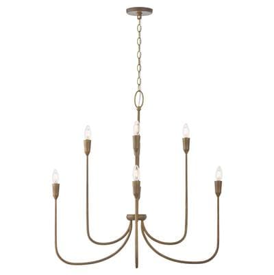 Capital Lighting 33'' W X 32'' H 8-Light Chandelier in - Mystic Bronze by Capital Lighting