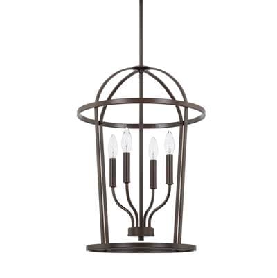 Capital Lighting 4 Light Foyer - Bronze by Capital Lighting