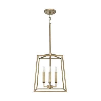 Capital Lighting Thea 4-Light Foyer - Aged Brass