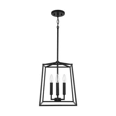 Capital Lighting Thea 4-Light Foyer - Matte Black by Capital Lighting