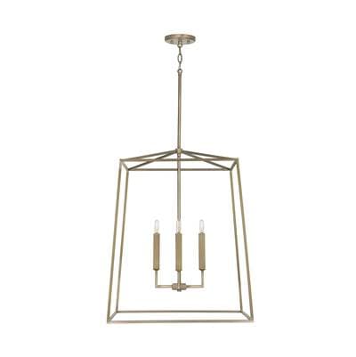 Capital Lighting Thea 4-Light Foyer - Aged Brass