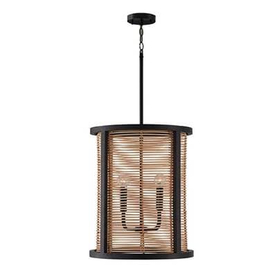 Capital Lighting 4 Light Foyer - Flat Black by Capital Lighting