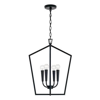 Capital Lighting 4 Light Foyer - Matte Black by Capital Lighting