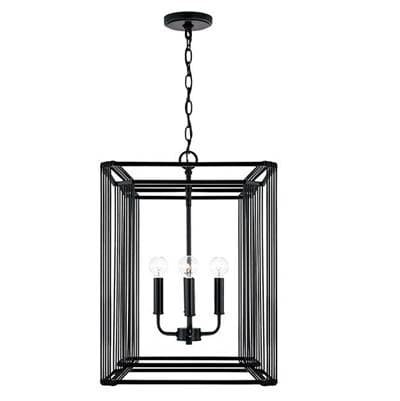 Capital Lighting 4 Light Foyer - Matte Black by Capital Lighting