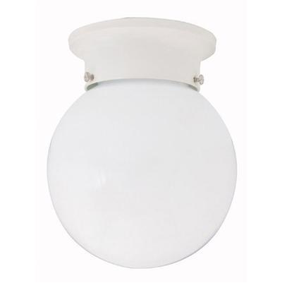 1 Light Ceiling Fixture - White by Capital Lighting