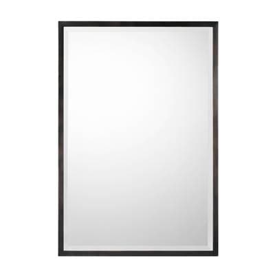 Capital Lighting Decorative Metal Mirror - Matte Black by Capital Lighting
