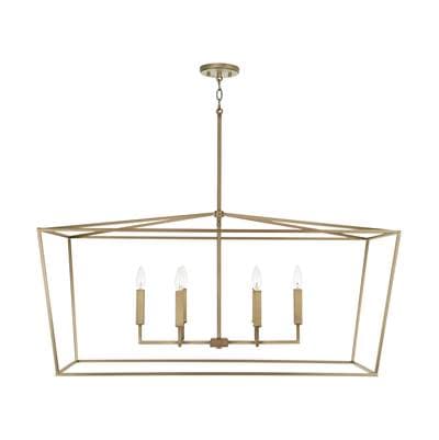 Capital Lighting Thea 6-Light Island - Aged Brass by Capital Lighting
