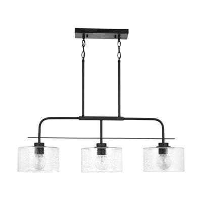 Capital Lighting Homeplace Independent 3-Light Island - Matte Black by Capital Lighting