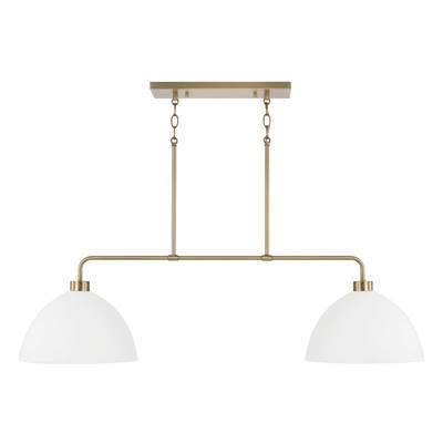 2-Light-Linear Chandelier by Capital Lighting