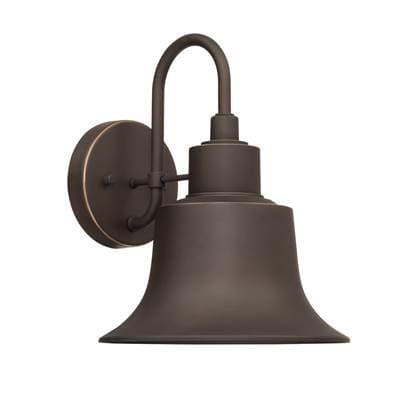 Capital Lighting 1 Light Outdoor Wall Lantern - Oiled Bronze