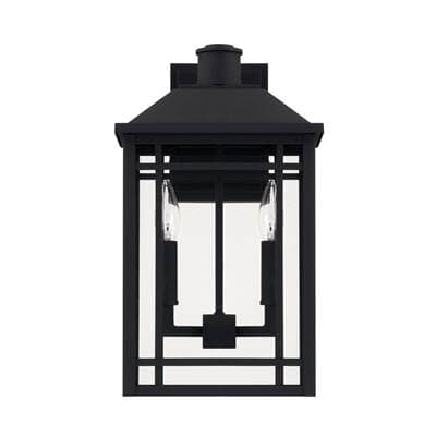 Capital Lighting 2 Light Outdoor Wall Lantern - Black by Capital Lighting