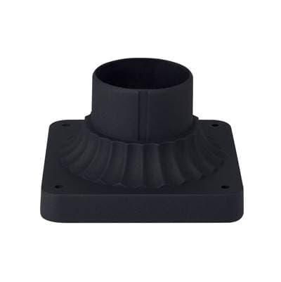 Capital Lighting Outdoor Pier Mount Flange - Black by Capital Lighting