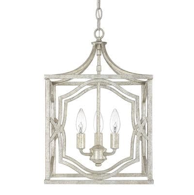 Capital Lighting 3 Light Foyer - Antique Silver by Capital Lighting