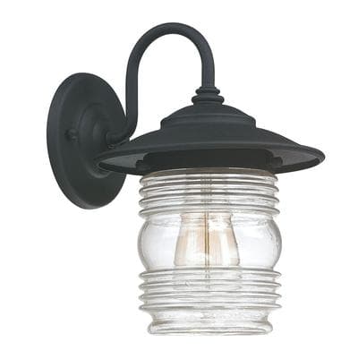 Capital Lighting 1 Light Wall Lantern - Black