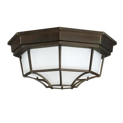 Capital Lighting 2 Light Outdoor Ceiling Fixture - Old Bronze by Capital Lighting