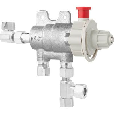 Chicago Faucets Thermostatic Mixing Valve, Flush MODE