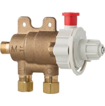 Chicago Faucets Thermostatic Mixing Valve, Flush MODE