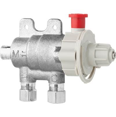 Chicago Faucets Thermostatic Mixing Valve, Flush MODE