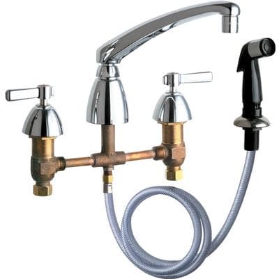 Chicago Faucets Deck Mounted Kitchen Faucet by Chicago Faucets