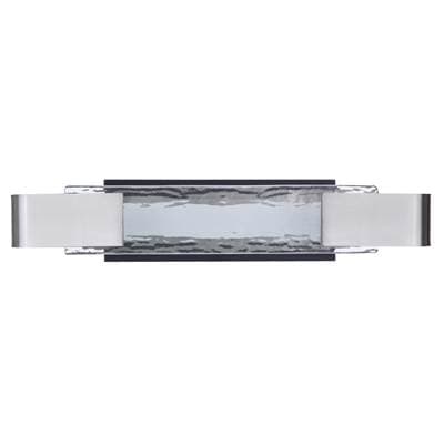 Craftmade Harmony 1 Light LED Vanity in Flat Black/polished Nickel - Flat Black Polished Nickel by Craftmade
