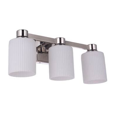 Craftmade Bretton 3 Light Vanity - Polished Nickel by Craftmade