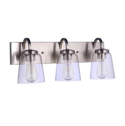 Craftmade Elsa 3 Light Vanity in Brushed Ploshed Nickel - Brushed Polished Nickel by Craftmade