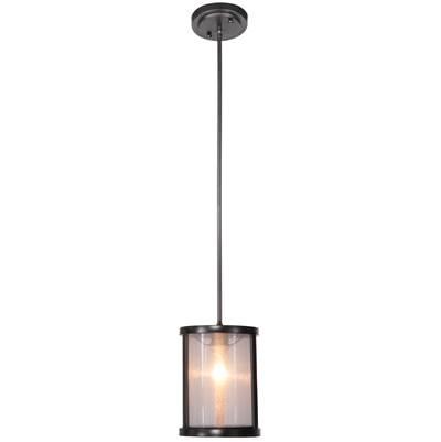 Danbury 1 Light Mini Pendant in Matte Black by Craftmade