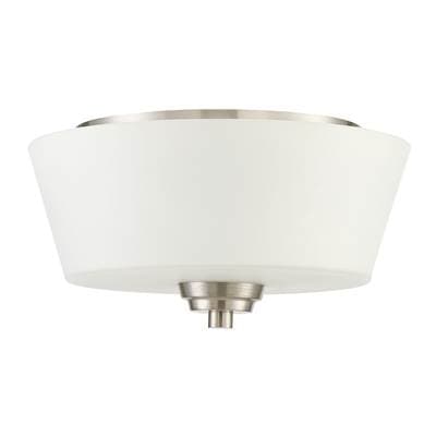 Craftmade Grace 2 Light Flushmount - Brushed Polished Nickel by Craftmade