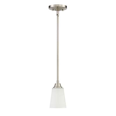 Craftmade Grace 1 Light Mini Pendant - Brushed Polished Nickel by Craftmade